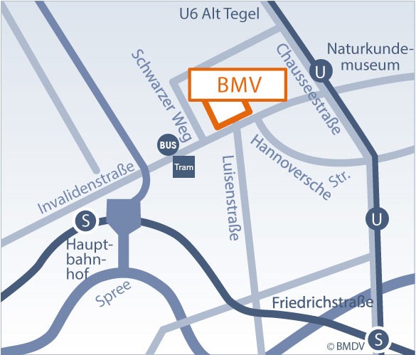 Anfahrt Invalidenstraße